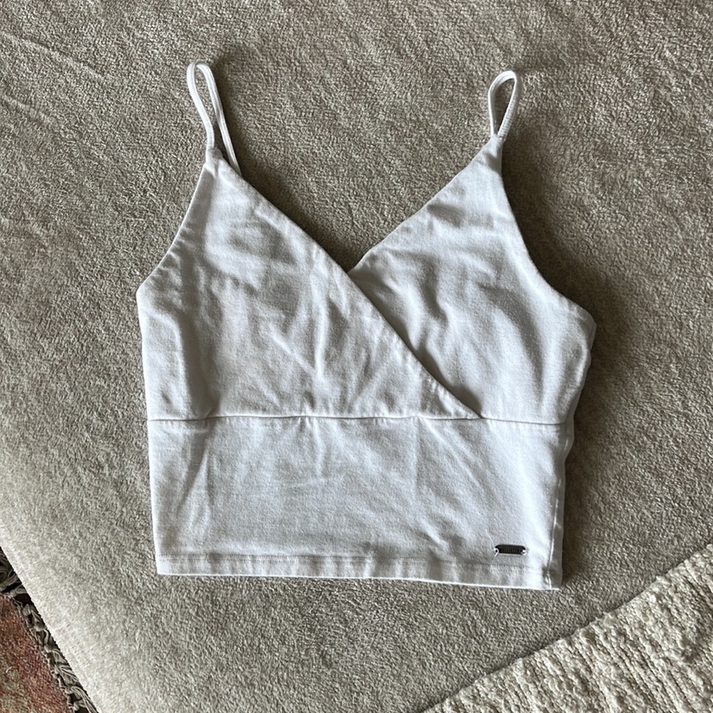 Hollister Cropped Spaghetti Strap Tank